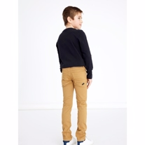 NAME IT X-Slim Fit Twill Bukser Theo Cumin